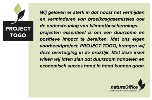 Actieve klimaatbescherming met PROJECT TOGO
